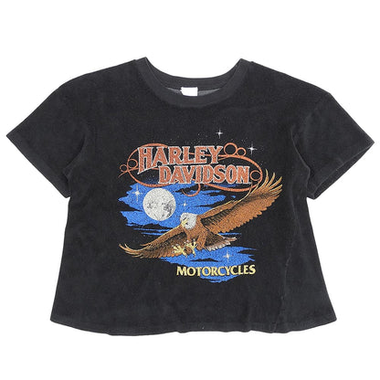メイドウォーン MADE WORN Harley 90sFIT Tシャツ トップス レディース ブラック L トップス
