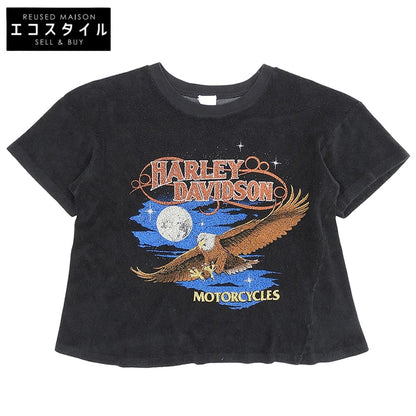 メイドウォーン MADE WORN Harley 90sFIT Tシャツ トップス レディース ブラック L トップス