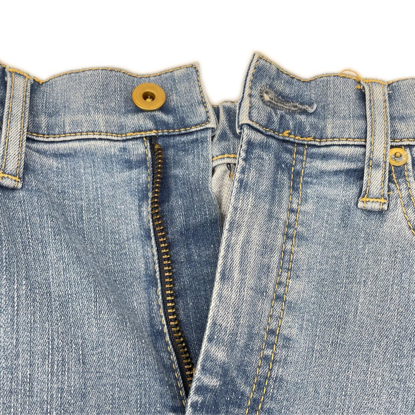 GOODGRIEF グッドグリーフ MXGG01L ブルー DENIM VOLUME FLARE ロングスカート スカート
