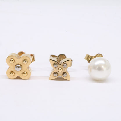 LOUIS VUITTON ルイヴィトン M75446 チャーミーパール ピアス 3点セット ピアス