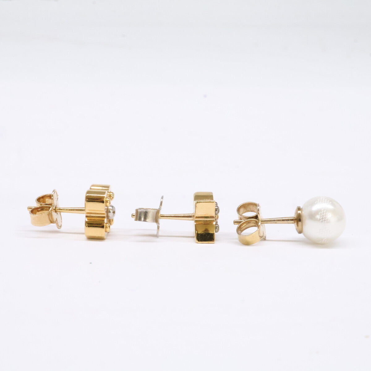 LOUIS VUITTON ルイヴィトン M75446 チャーミーパール ピアス 3点セット ピアス