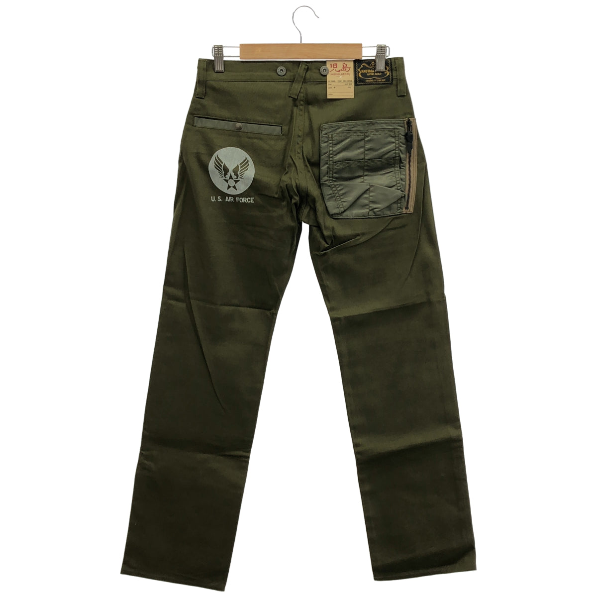 KOJIMA GENES 児島ジーンズ インディゴ×カーキ U.S. AIR FORCE デニム ボトムス