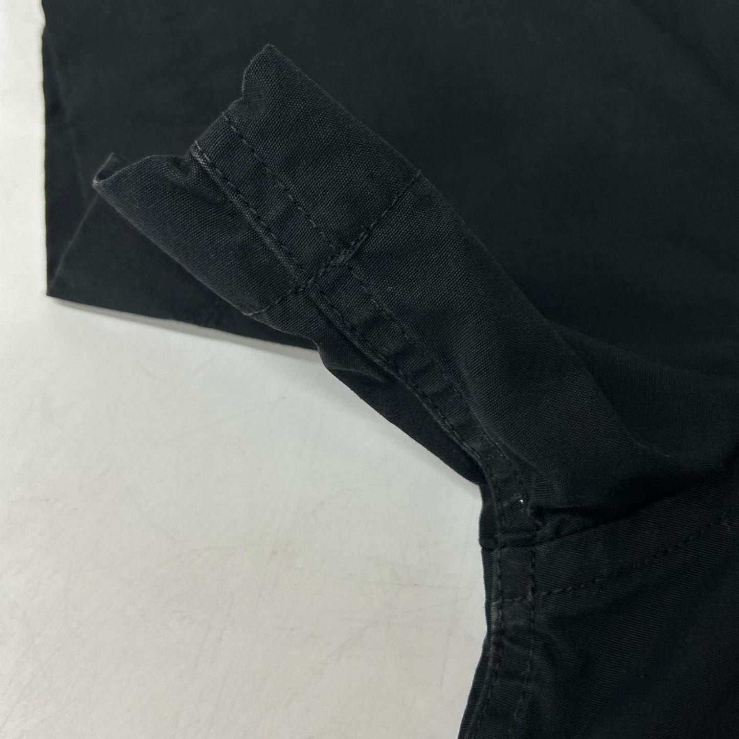 stussy ステューシー ブラック ワッペン 半袖ワークシャツ トップス