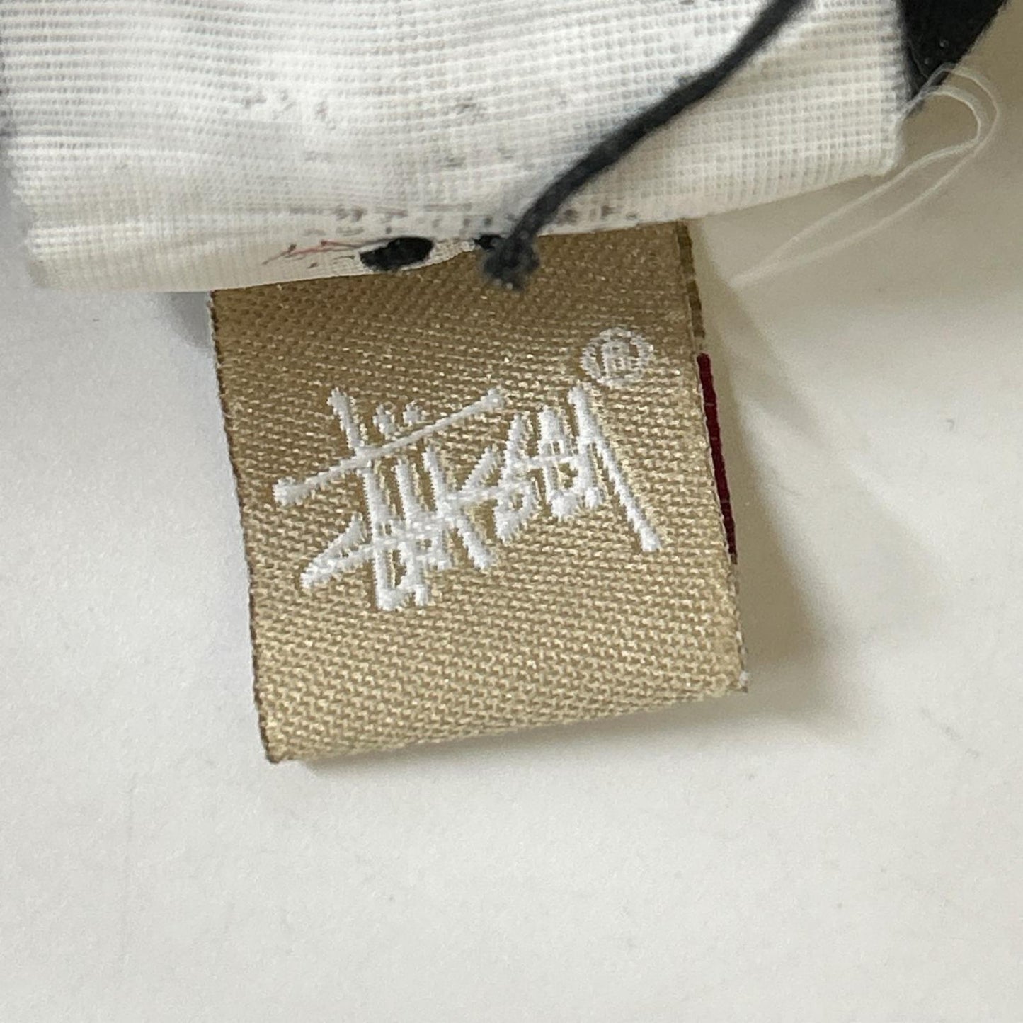 stussy ステューシー ブラック ワッペン 半袖ワークシャツ トップス