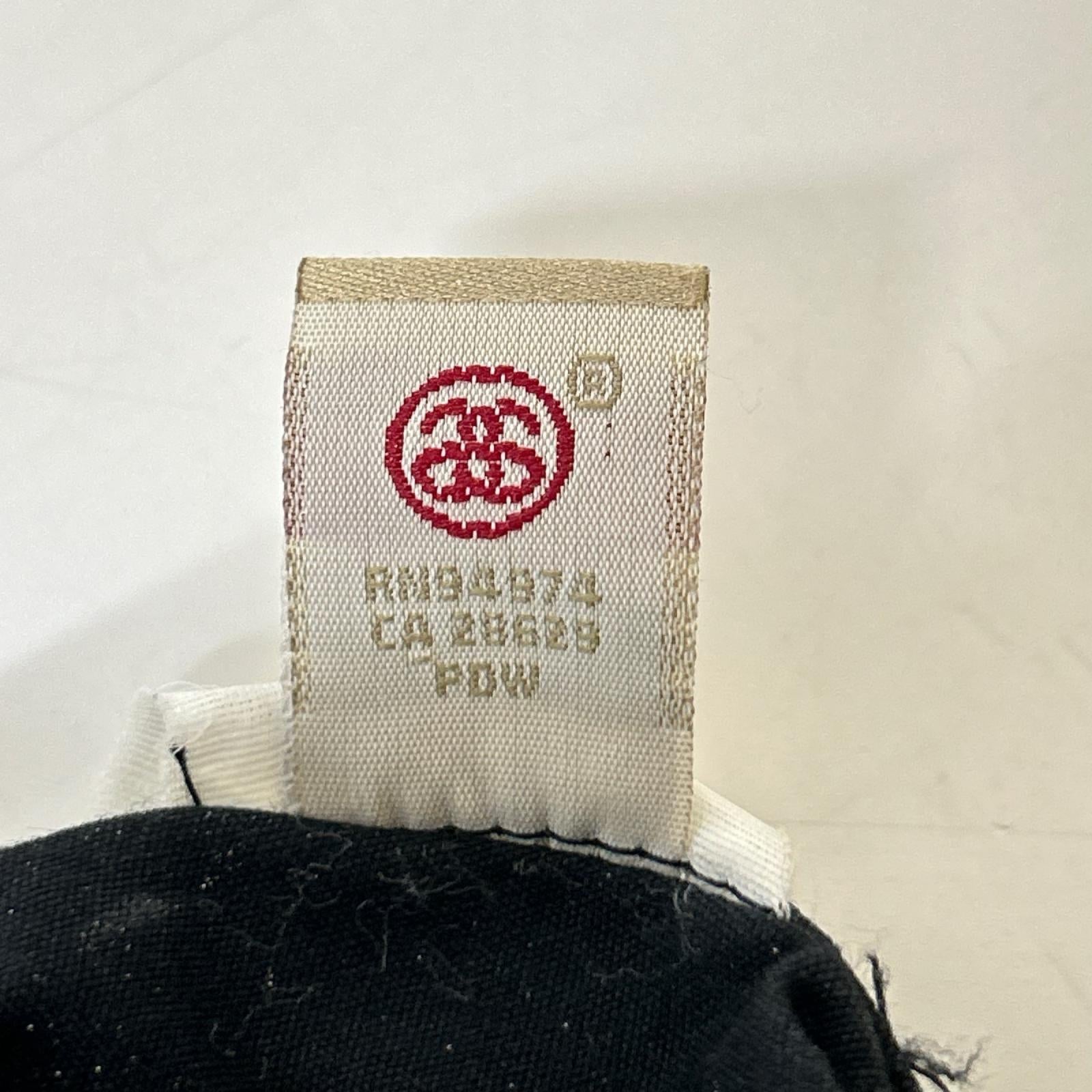 stussy ステューシー ブラック ワッペン 半袖ワークシャツ トップス