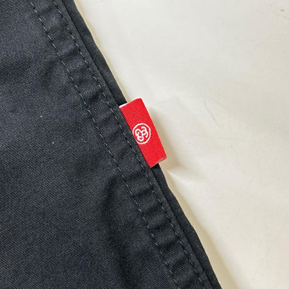 stussy ステューシー ブラック ワッペン 半袖ワークシャツ トップス