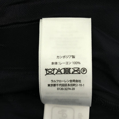 POLObyRalphLauren ポロラルフローレン 25年製 ネイビー セルフタイ ツイル シャツドレス トップス