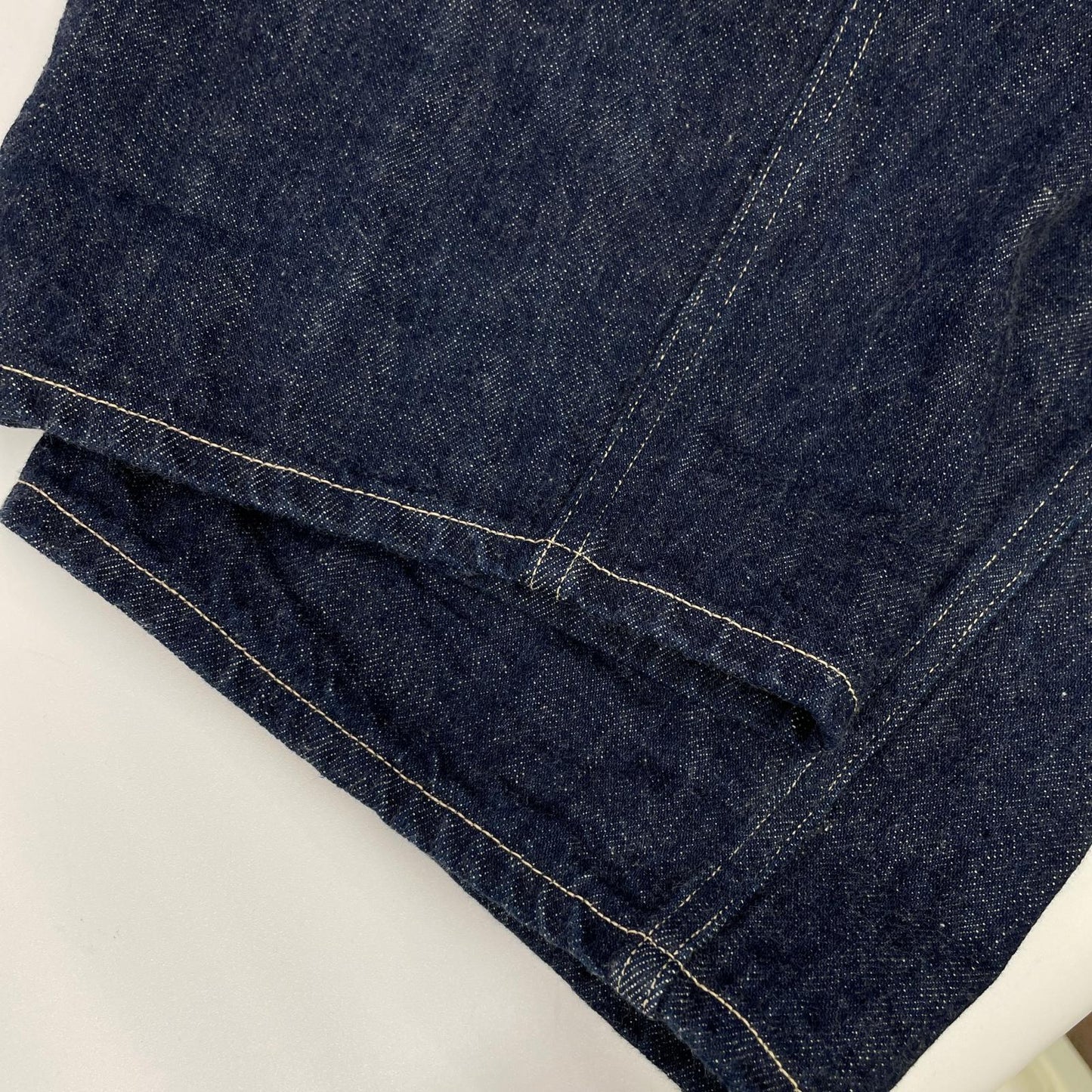 COMOLI コモリ V01-03001 インディゴ デニム ベルテッドパンツ ボトムス