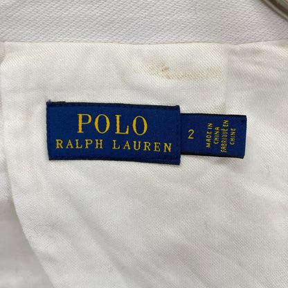 POLObyRalphLauren ポロラルフローレン ホワイト コットンステッチ 金ボタン ジャケット ジャケット