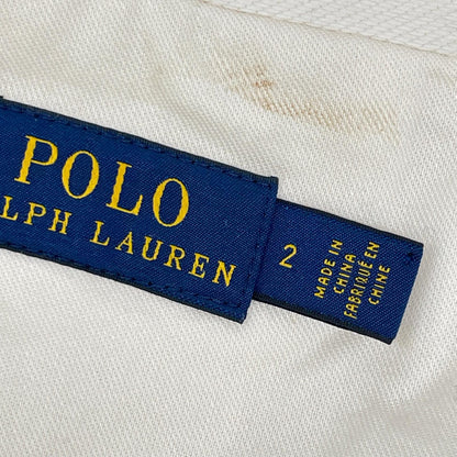POLObyRalphLauren ポロラルフローレン ホワイト コットンステッチ 金ボタン ジャケット ジャケット