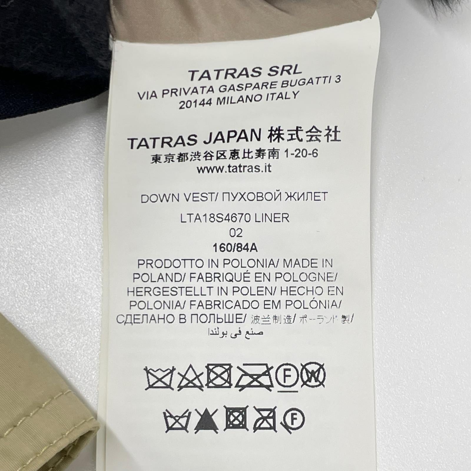 TATRAS タトラス LTA18S4670 ベージュ ベゴニア モッズコート コート