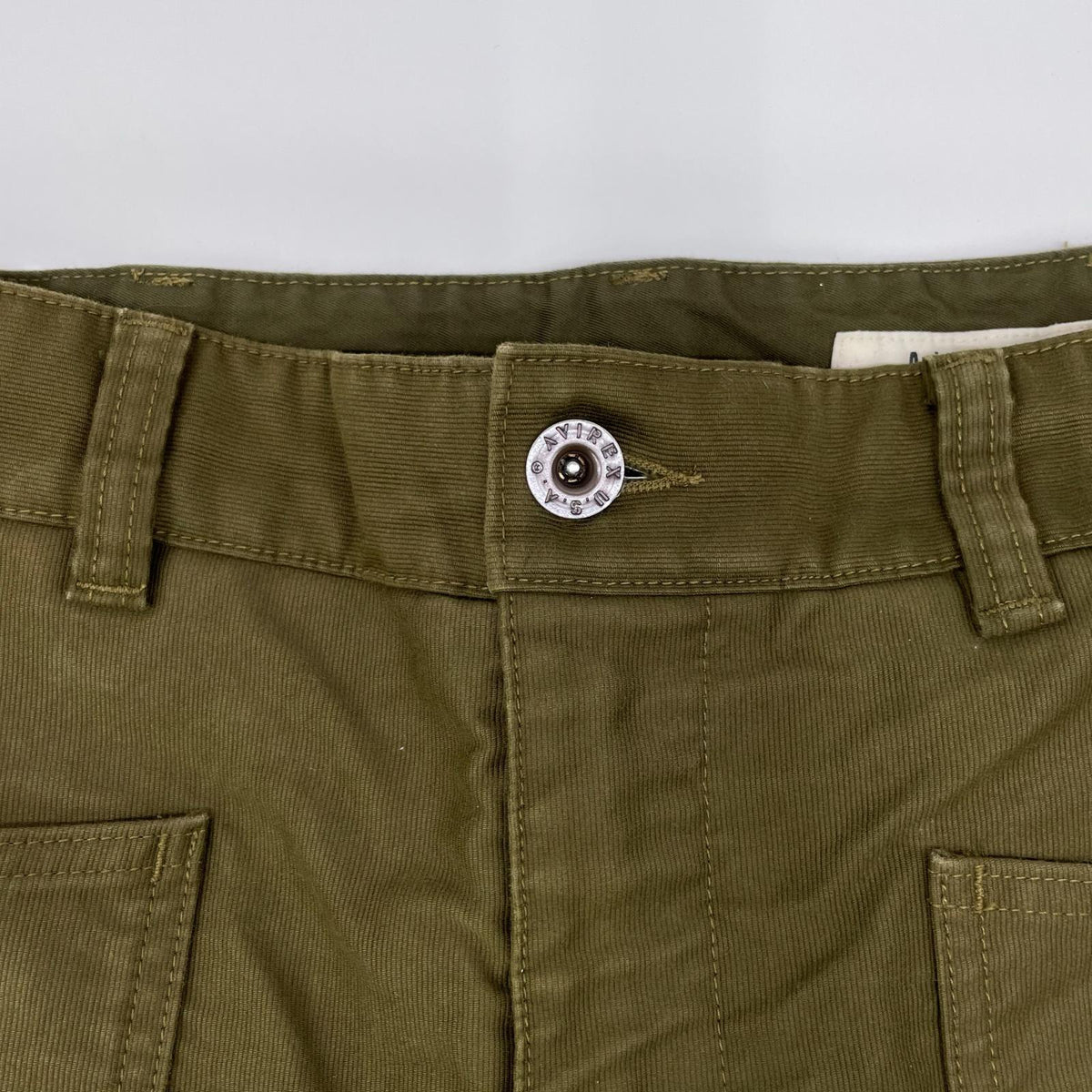 AVIREX アヴィレックス 783-5910009 カーキ ミリタリー デッキパンツ ボトムス