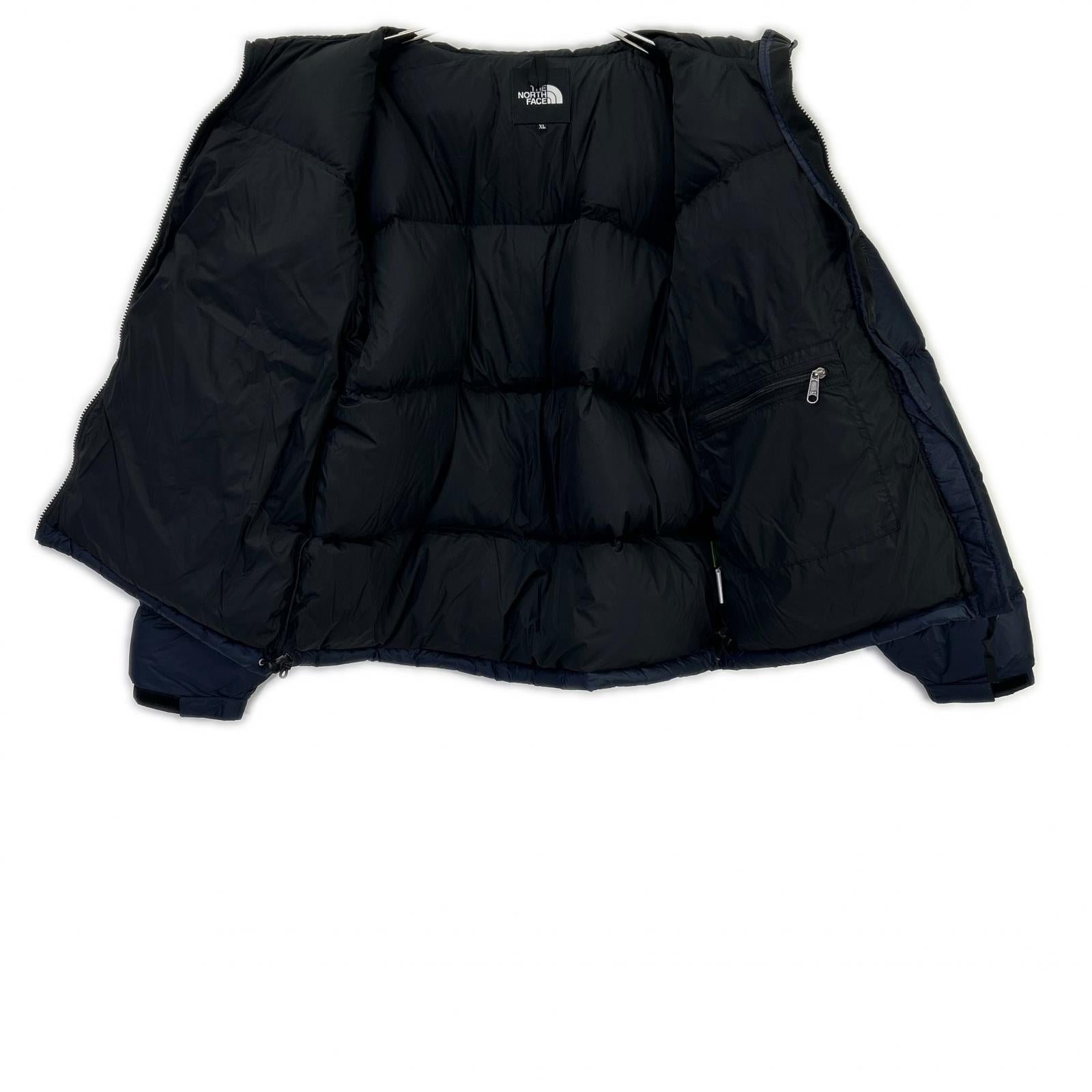 THE NORTH FACE ノースフェイス ND92555 ブラック×ネイビー ヌプシジャケット ジャケット