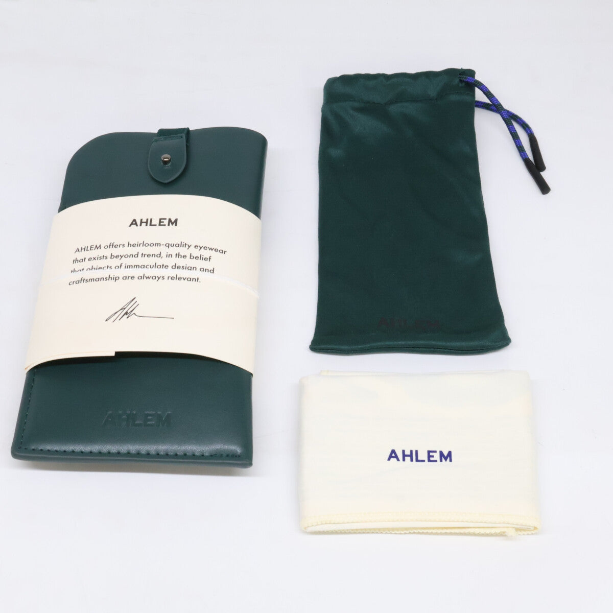 AHLEM アーレム Alexandre III アレクサンドル3 度入りレンズ スクエアシェイプ アイウェア 眼鏡