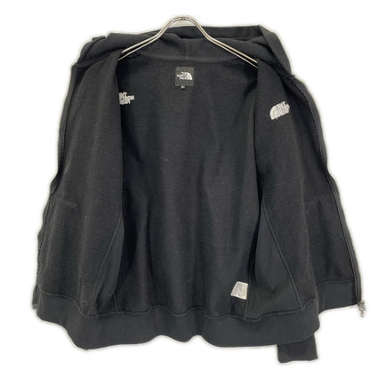 THE NORTH FACE ノースフェイス NT61836 ブラック スクエアロゴ ジップパーカー トップス