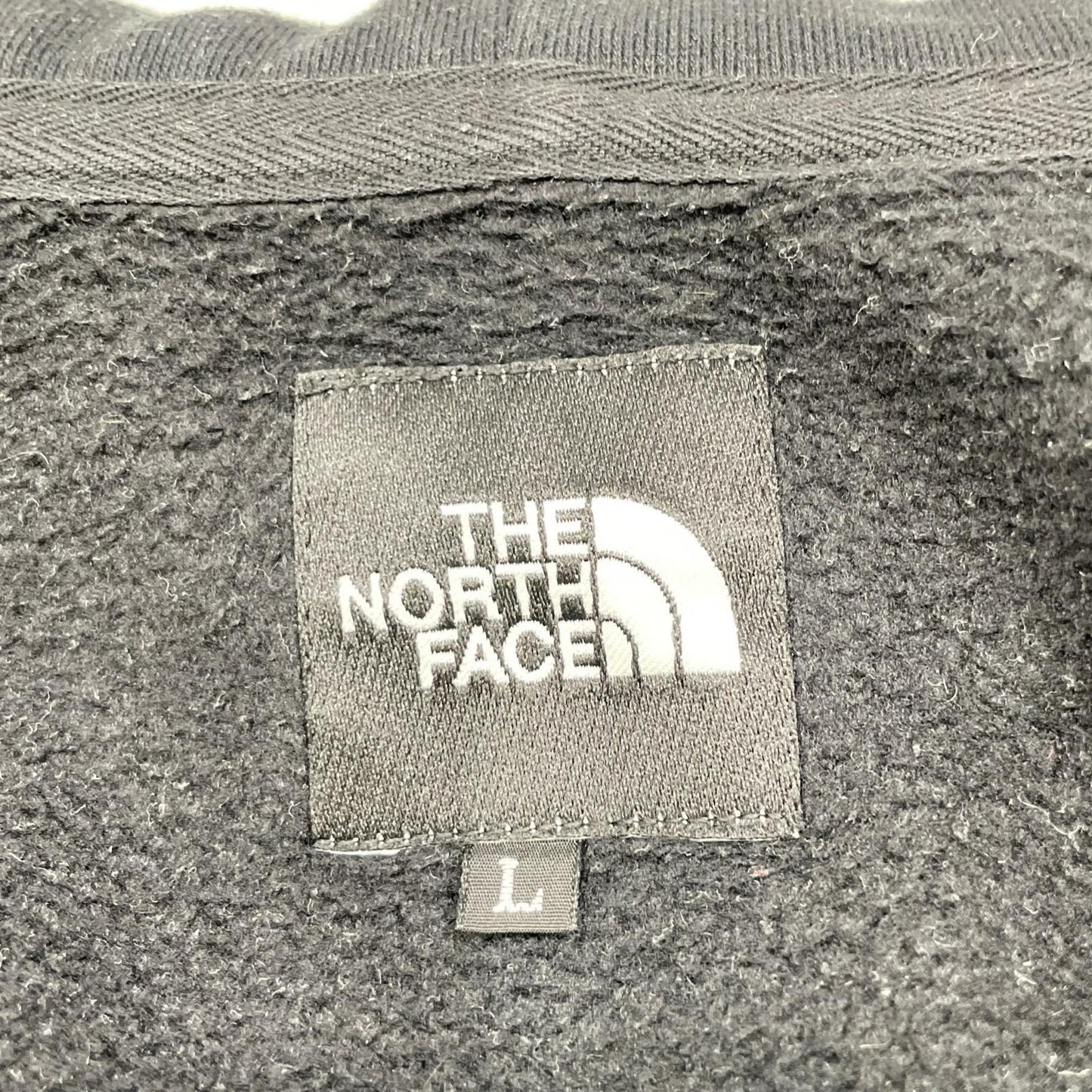THE NORTH FACE ノースフェイス NT61836 ブラック スクエアロゴ ジップパーカー トップス