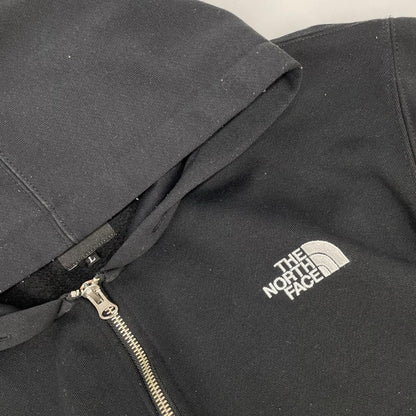 THE NORTH FACE ノースフェイス NT61836 ブラック スクエアロゴ ジップパーカー トップス