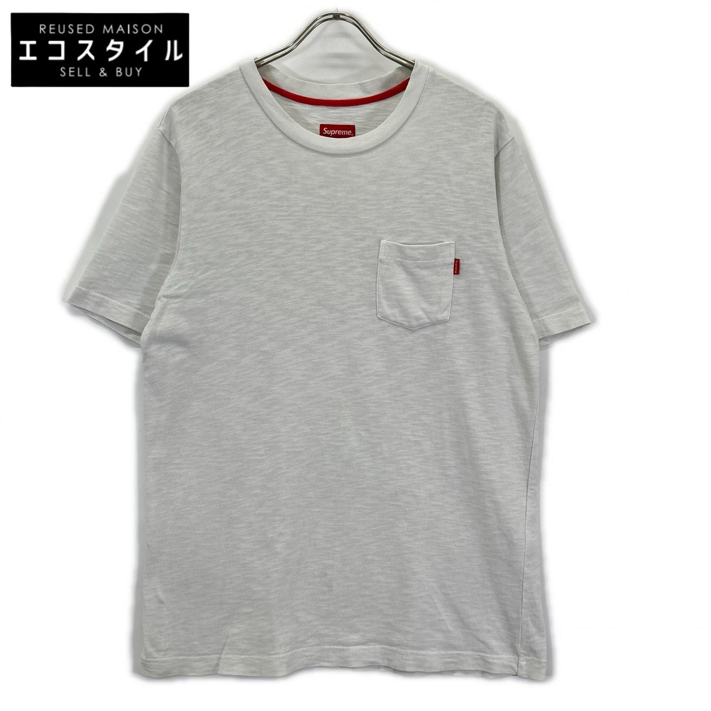 Supreme シュプリーム ホワイト 半袖 ポケットTシャツ トップス