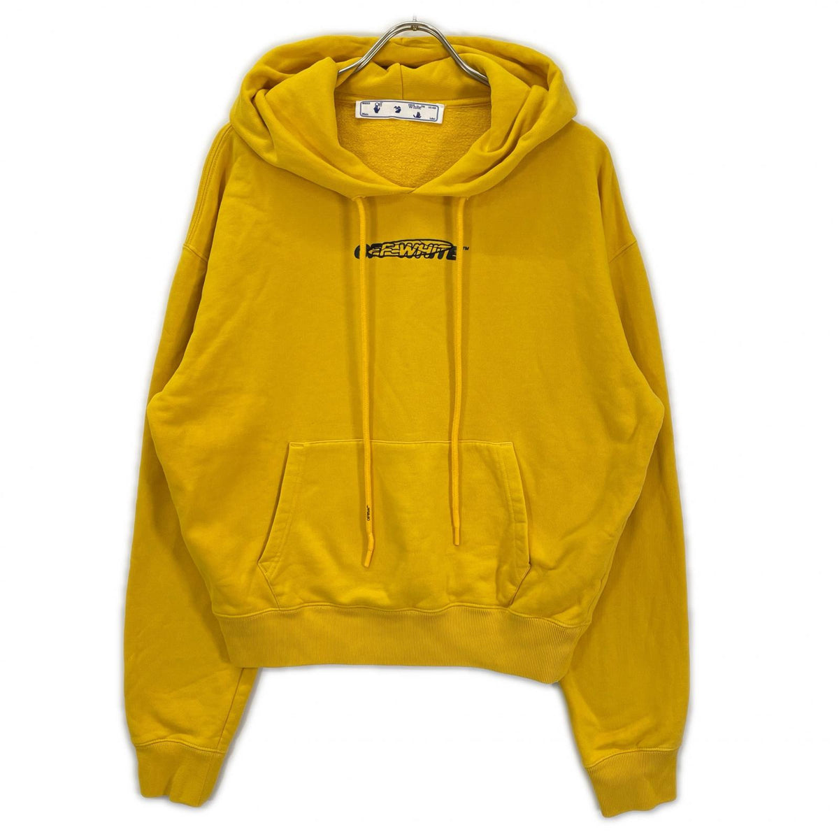 OFF-WHITE オフホワイト OMBB037E20FLE001 イエロー プルオーバーパーカー トップス