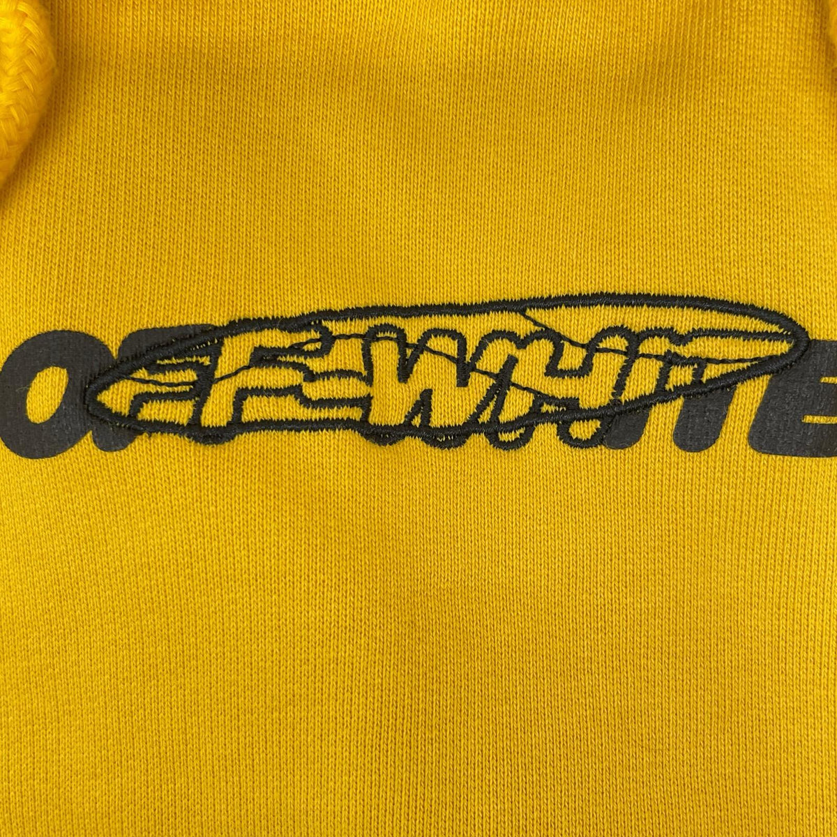 OFF-WHITE オフホワイト OMBB037E20FLE001 イエロー プルオーバーパーカー トップス