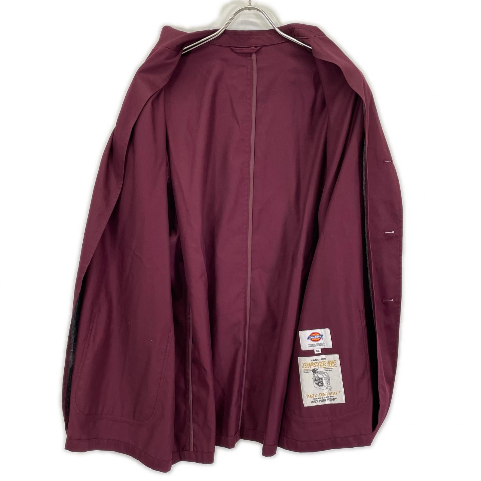 Dickies ディッキーズ 【×TRIPSTER×BEAMS】194M10BM02 ボルドー 2B テーラードジャケット ジャケット