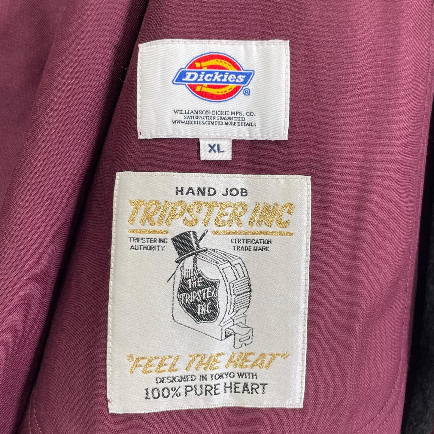 Dickies ディッキーズ 【×TRIPSTER×BEAMS】194M10BM02 ボルドー 2B テーラードジャケット ジャケット