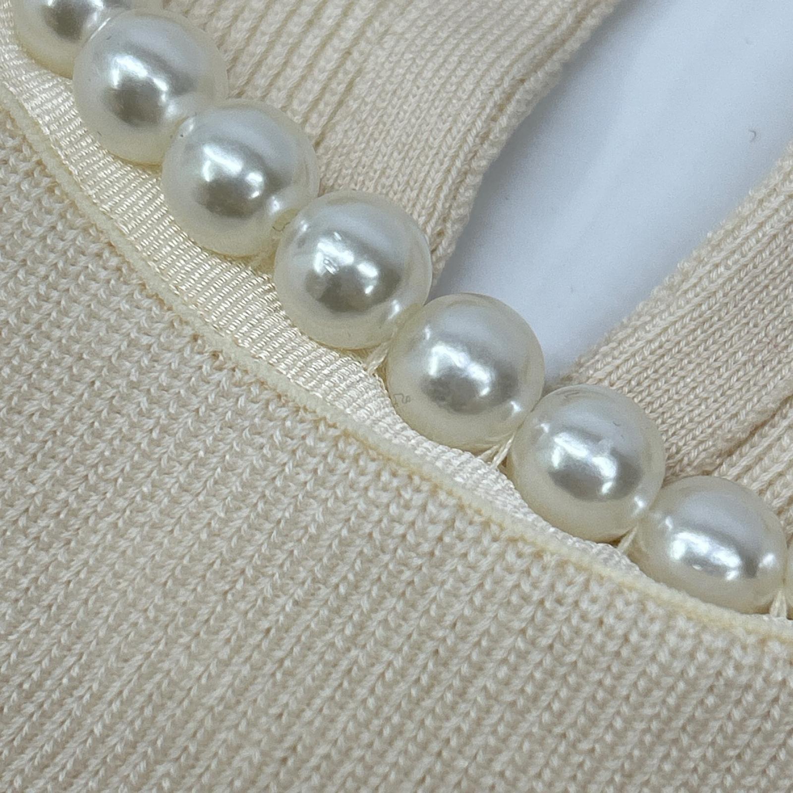 BALLSEY ボールジー 25年 アイボリー パールコンビ ポケットプルオーバー トップス