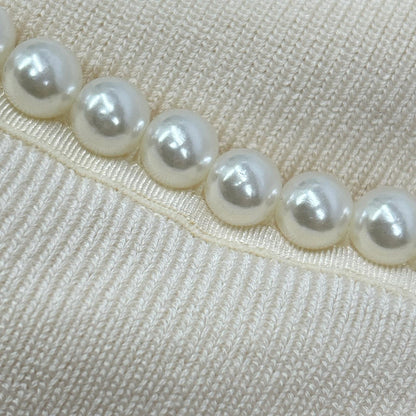 BALLSEY ボールジー 25年 アイボリー パールコンビ ポケットプルオーバー トップス