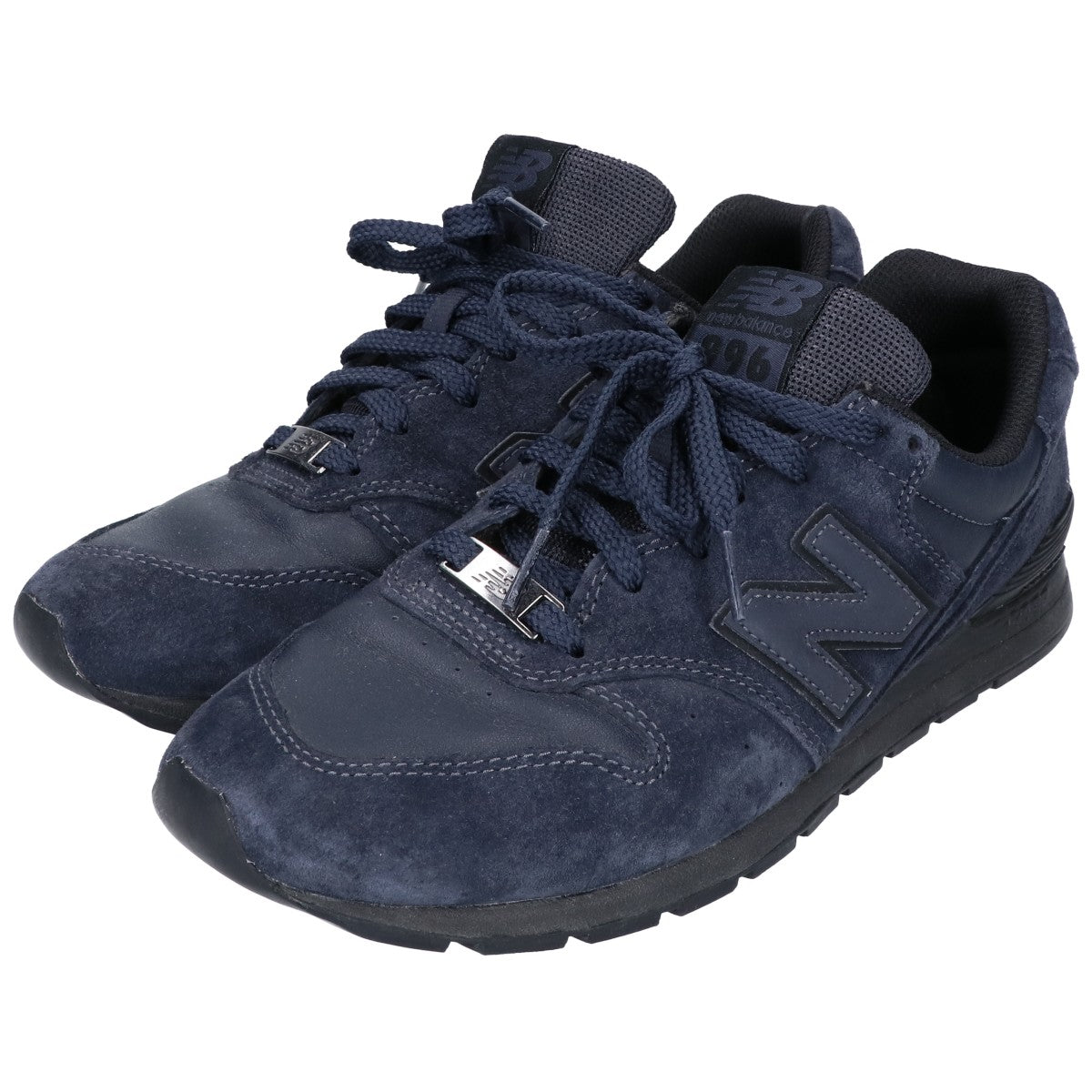 NEW BALANCE ニューバランス CM996UB2 ネイビー スエード×メッシュ ローカットスニーカー シューズ