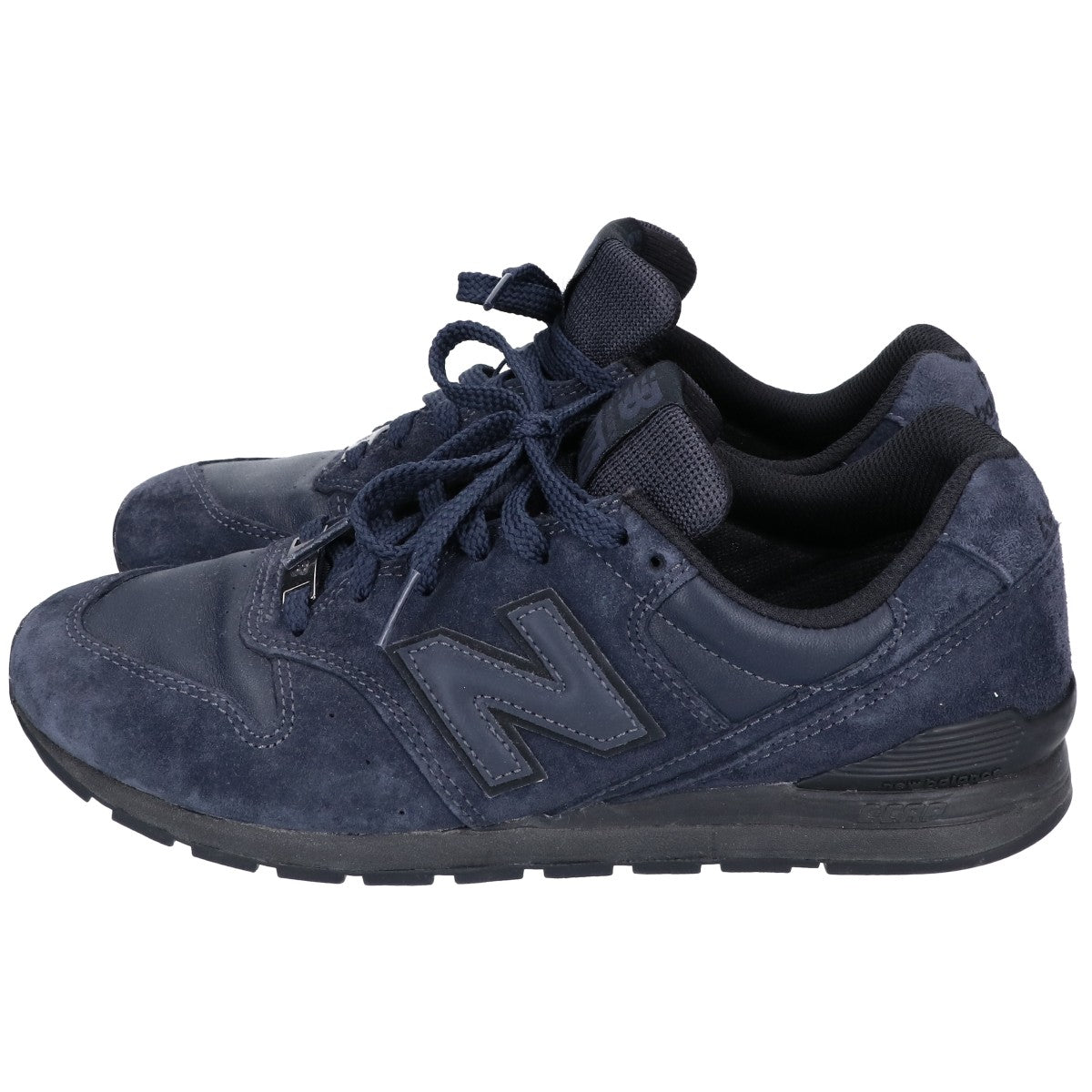 NEW BALANCE ニューバランス CM996UB2 ネイビー スエード×メッシュ ローカットスニーカー シューズ