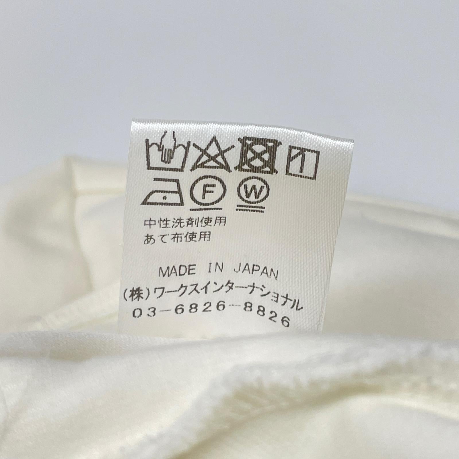 TSURU BY MARIKO OIKAWA ツルバイマリコオイカワ ホワイト ペプラム 長袖カットソー トップス