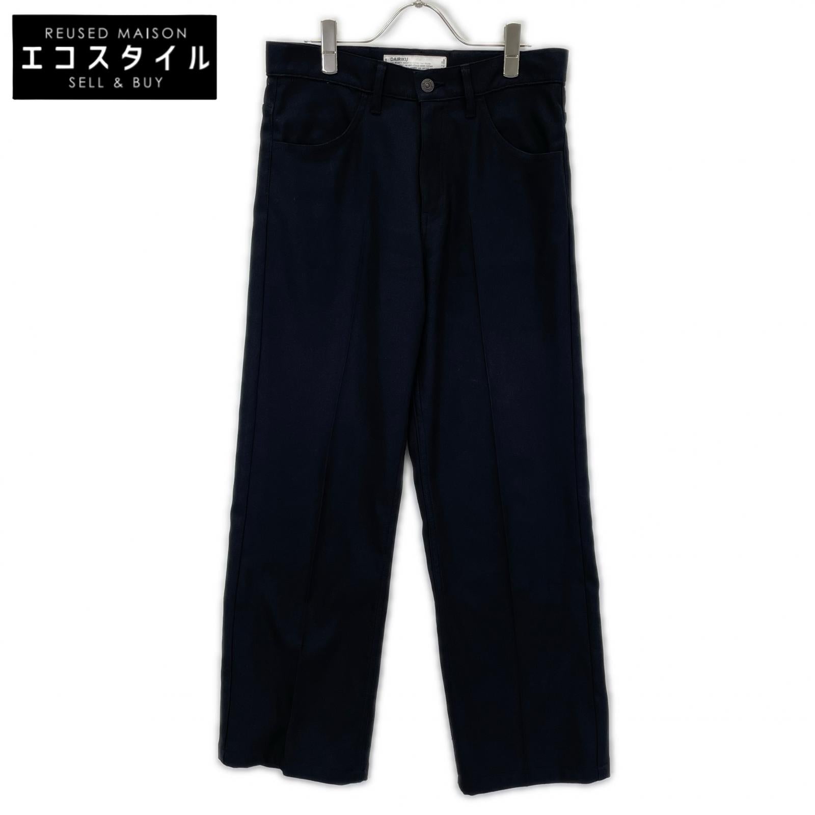 DAIRIKU ダイリク 19AW ブラック Flaser Pressed Pants ボトムス