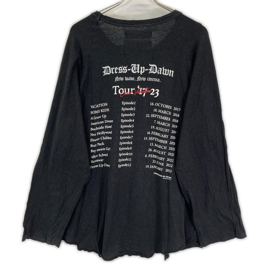 DAIRIKU ダイリク 23AW ブラック The Dawn Big Raglan Tour Tee トップス