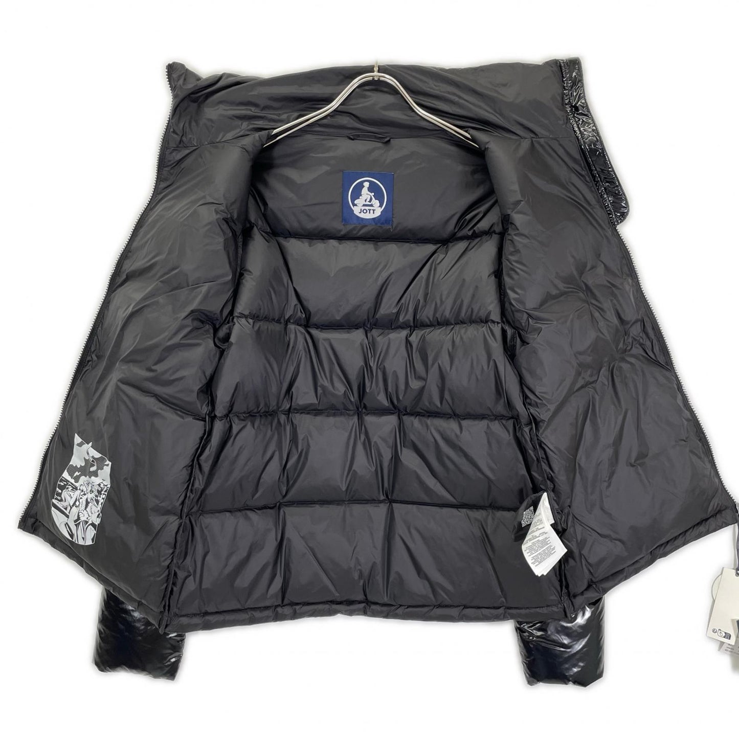 JOTT ジョット FW23WJAC98 ブラック ラメパッチ ダウンジャケット ジャケット