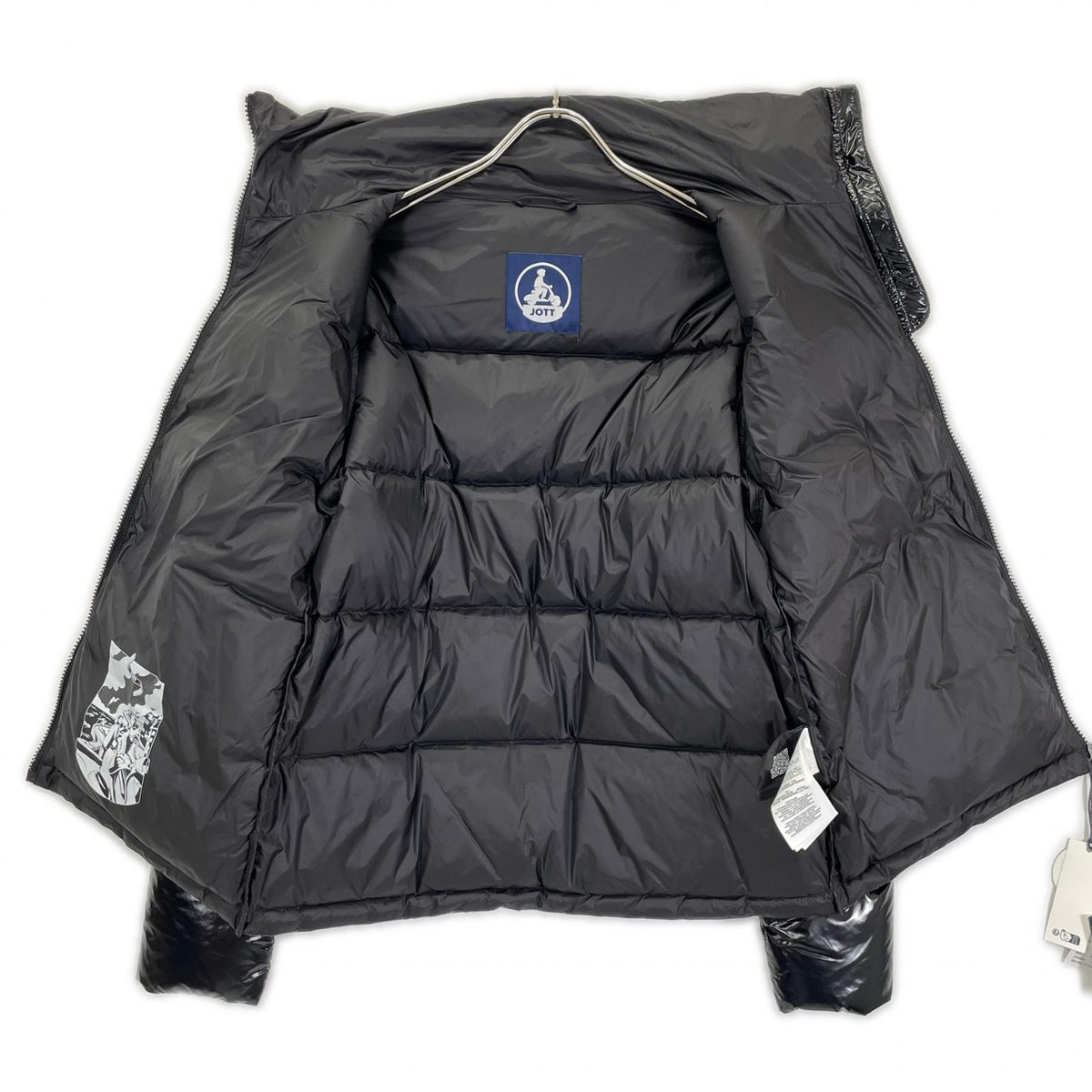 JOTT ジョット FW23WJAC98 ブラック ラメパッチ ダウンジャケット ジャケット