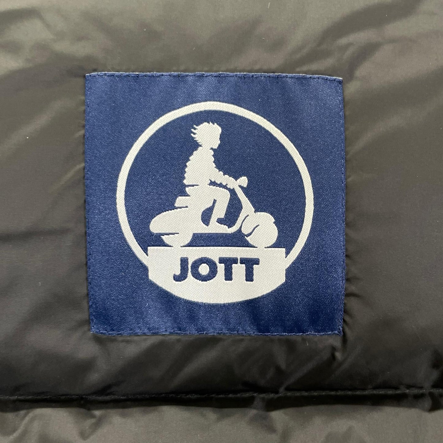 JOTT ジョット FW23WJAC98 ブラック ラメパッチ ダウンジャケット ジャケット