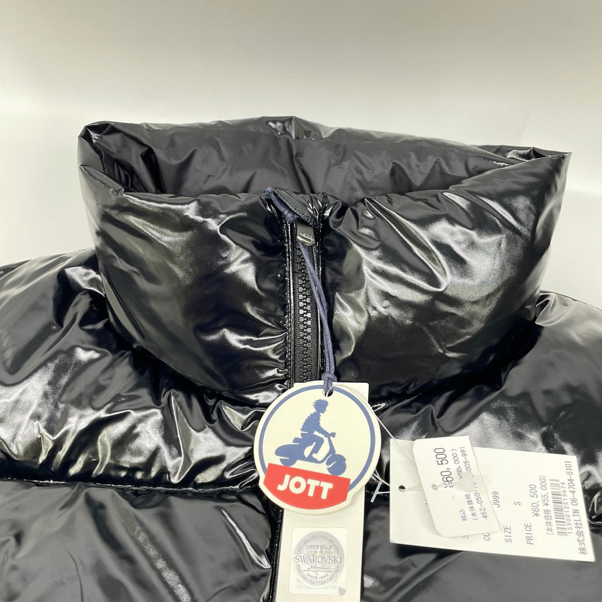 JOTT ジョット FW23WJAC98 ブラック ラメパッチ ダウンジャケット ジャケット