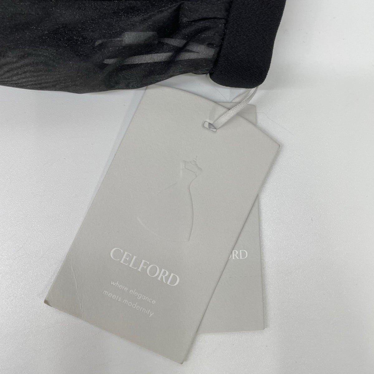 CELFORD セルフォード CWF0234301 ブラック シアースリーブベルトワンピース ワンピース