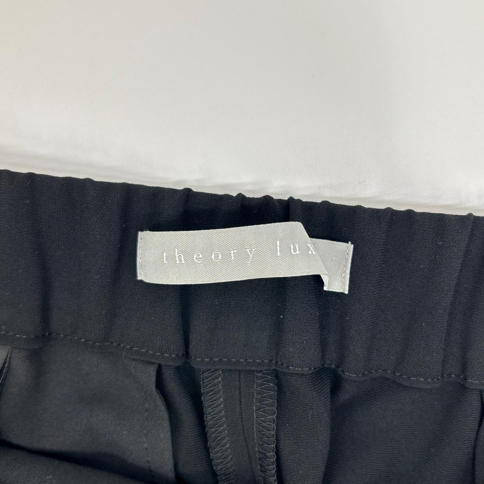 theory luxe セオリーリュクス 25SS ブラック Luve Idana ワイドストレート パンツ ボトムス