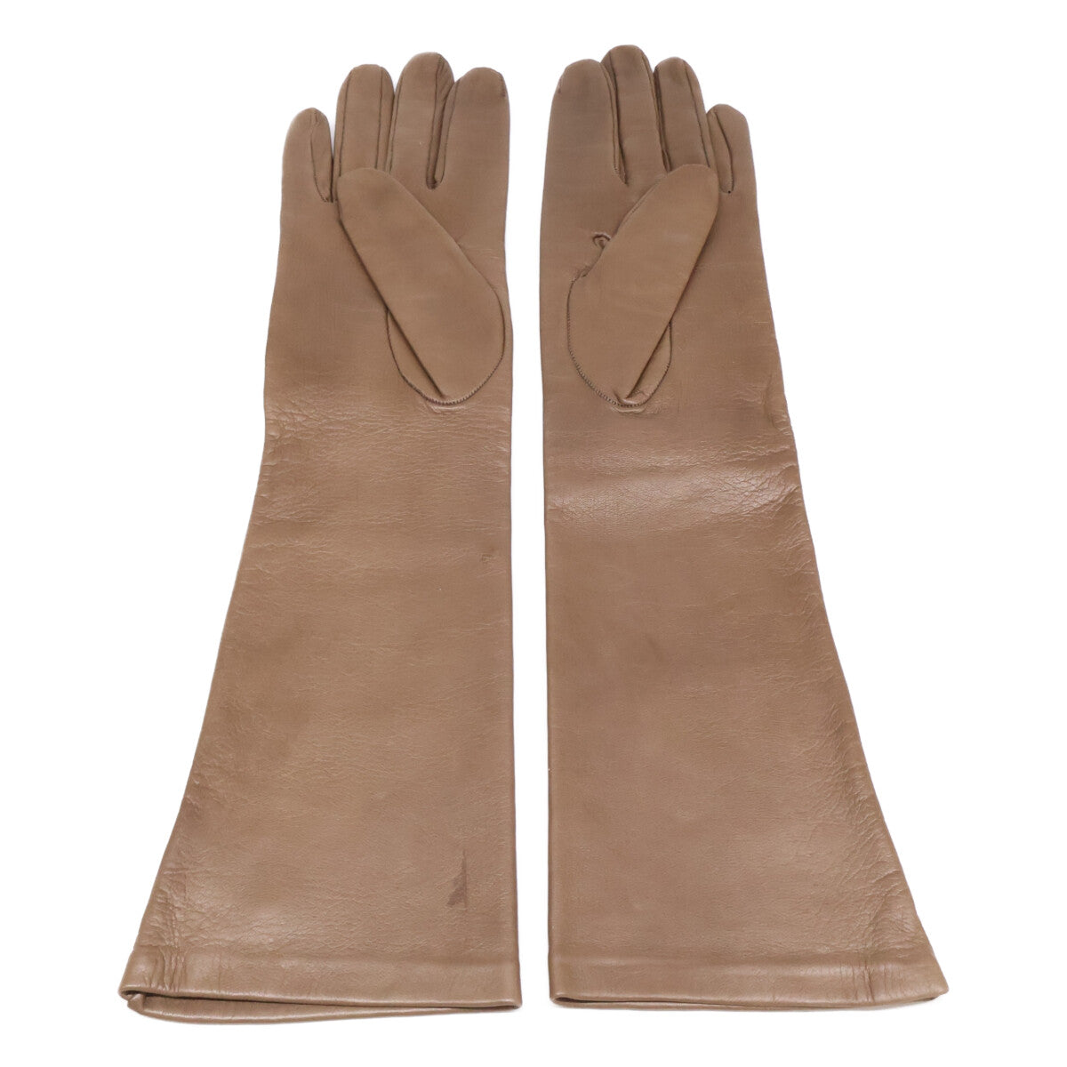 Max Mara マックスマーラ 45661213 MMロゴ レザー ロング グローブ