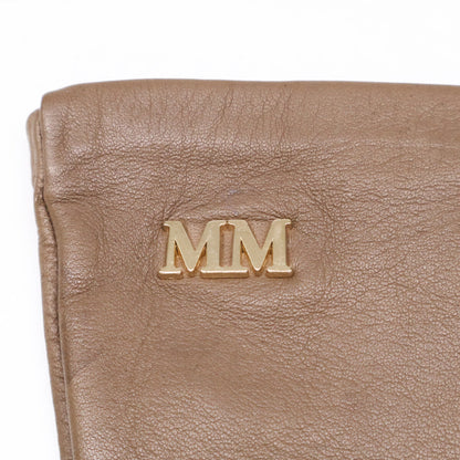 Max Mara マックスマーラ 45661213 MMロゴ レザー ロング グローブ
