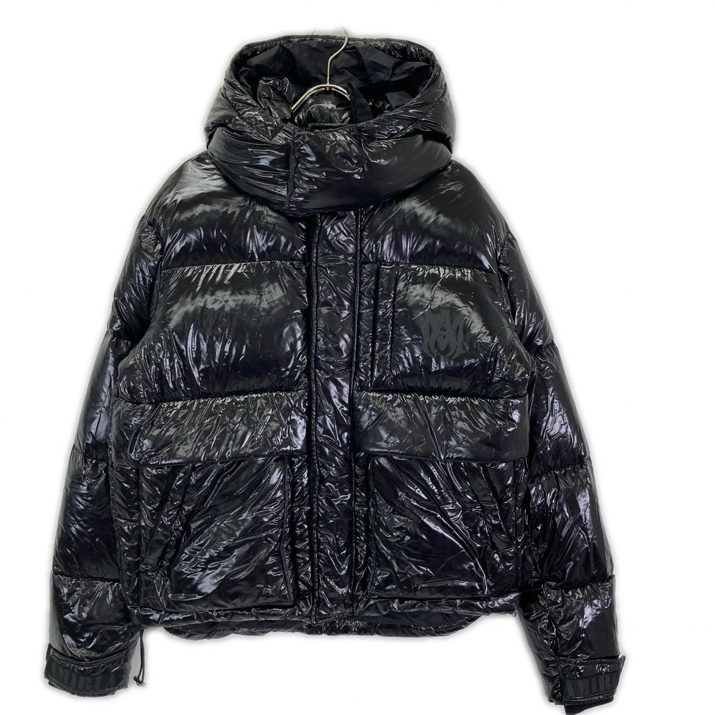 AMIRI アミリ ブラック ナイロン ロゴダウンジャケット ジャケット