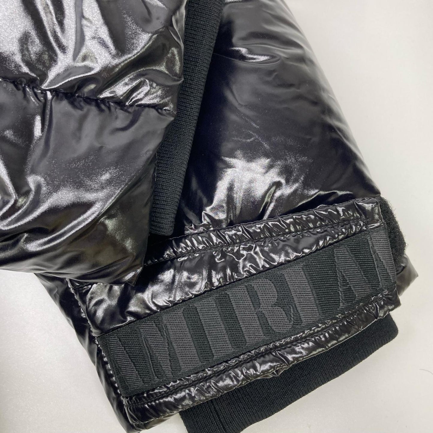 AMIRI アミリ ブラック ナイロン ロゴダウンジャケット ジャケット