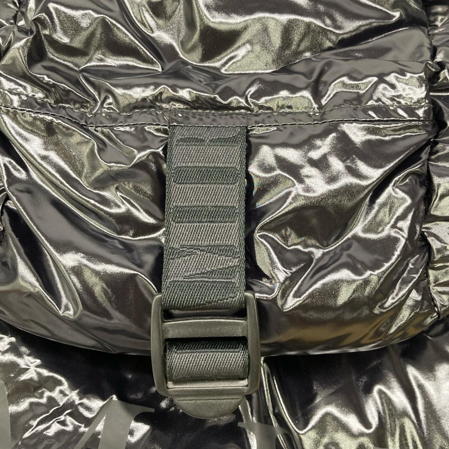 AMIRI アミリ ブラック ナイロン ロゴダウンジャケット ジャケット