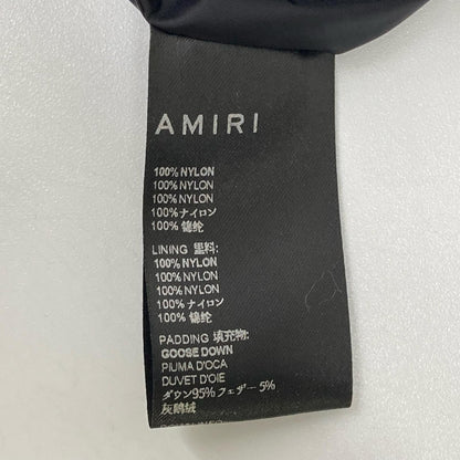 AMIRI アミリ ブラック ナイロン ロゴダウンジャケット ジャケット