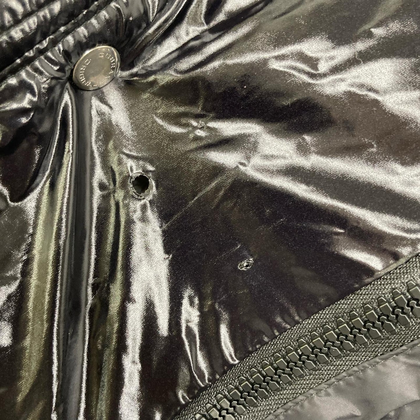 AMIRI アミリ ブラック ナイロン ロゴダウンジャケット ジャケット