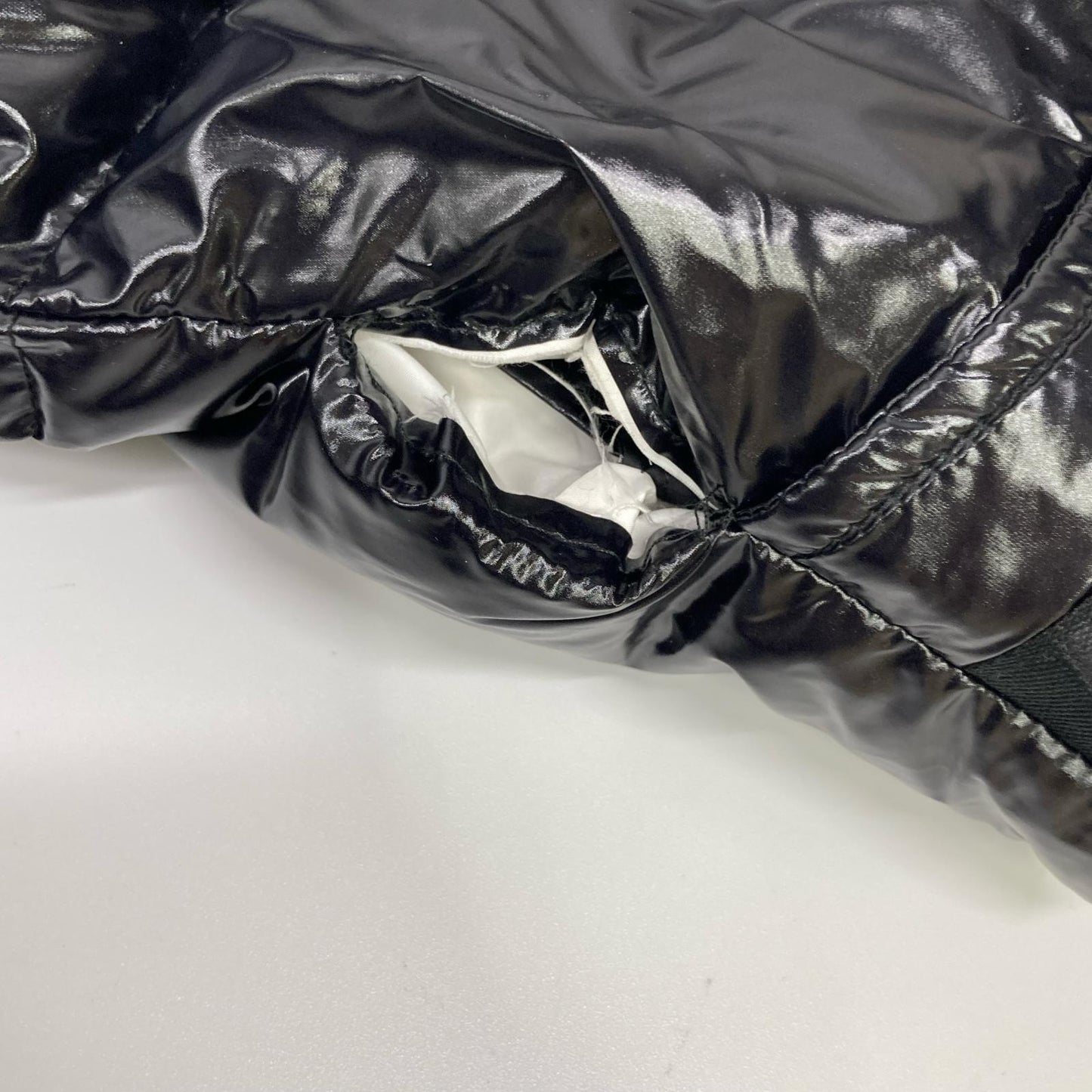 AMIRI アミリ ブラック ナイロン ロゴダウンジャケット ジャケット