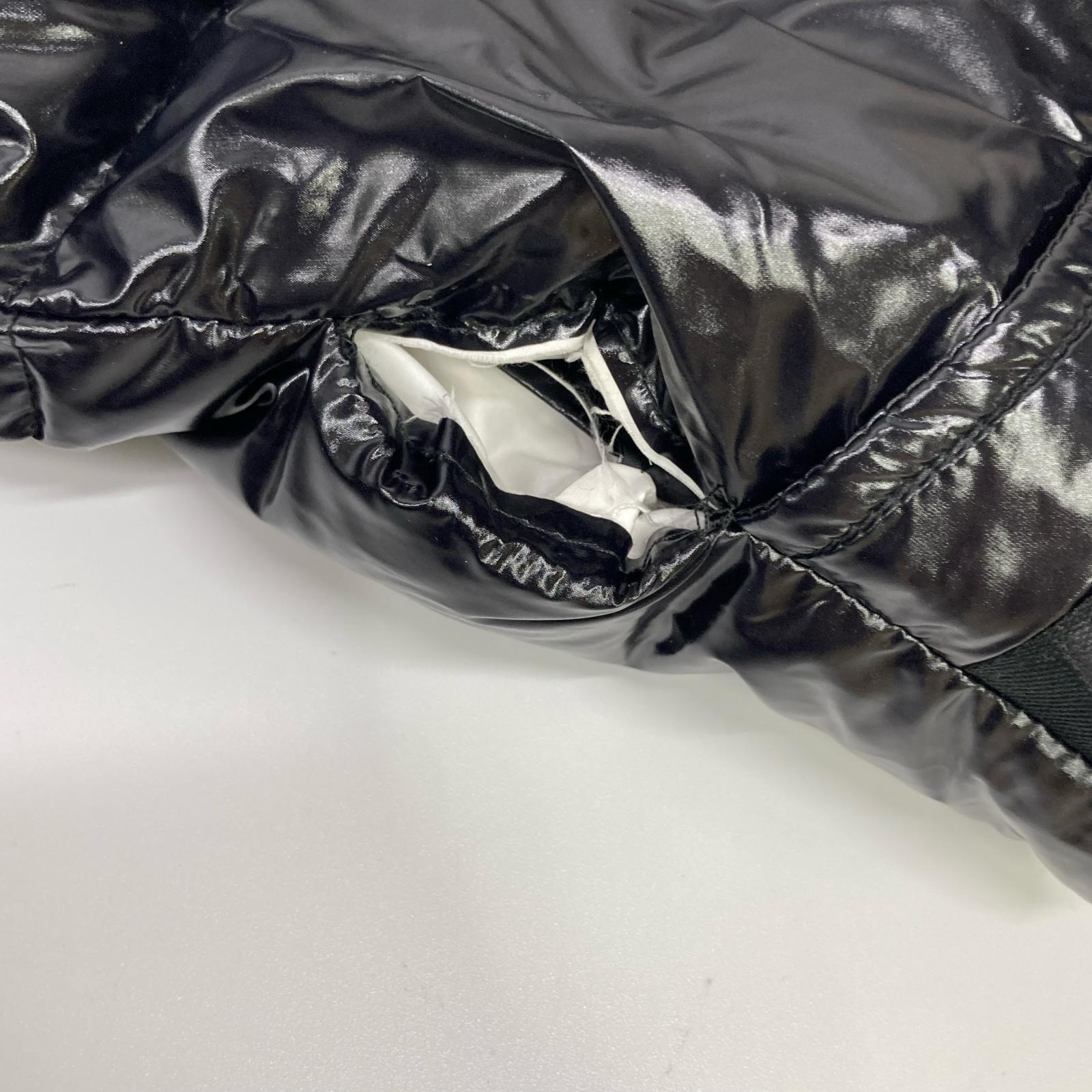AMIRI アミリ ブラック ナイロン ロゴダウンジャケット ジャケット