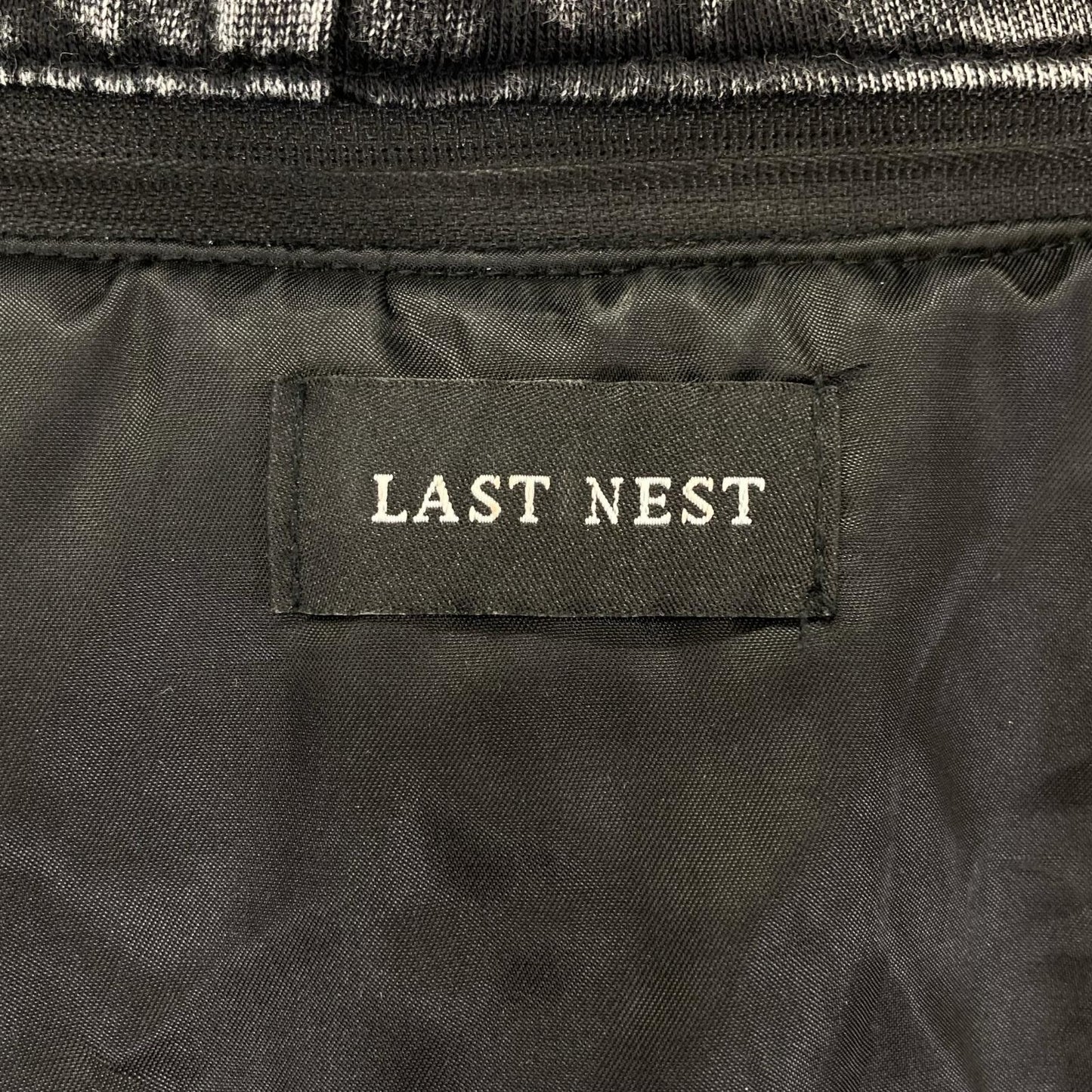LASTNEST ラストネスト ブラック デタッチャブルフーデッドブルゾン ジャケット
