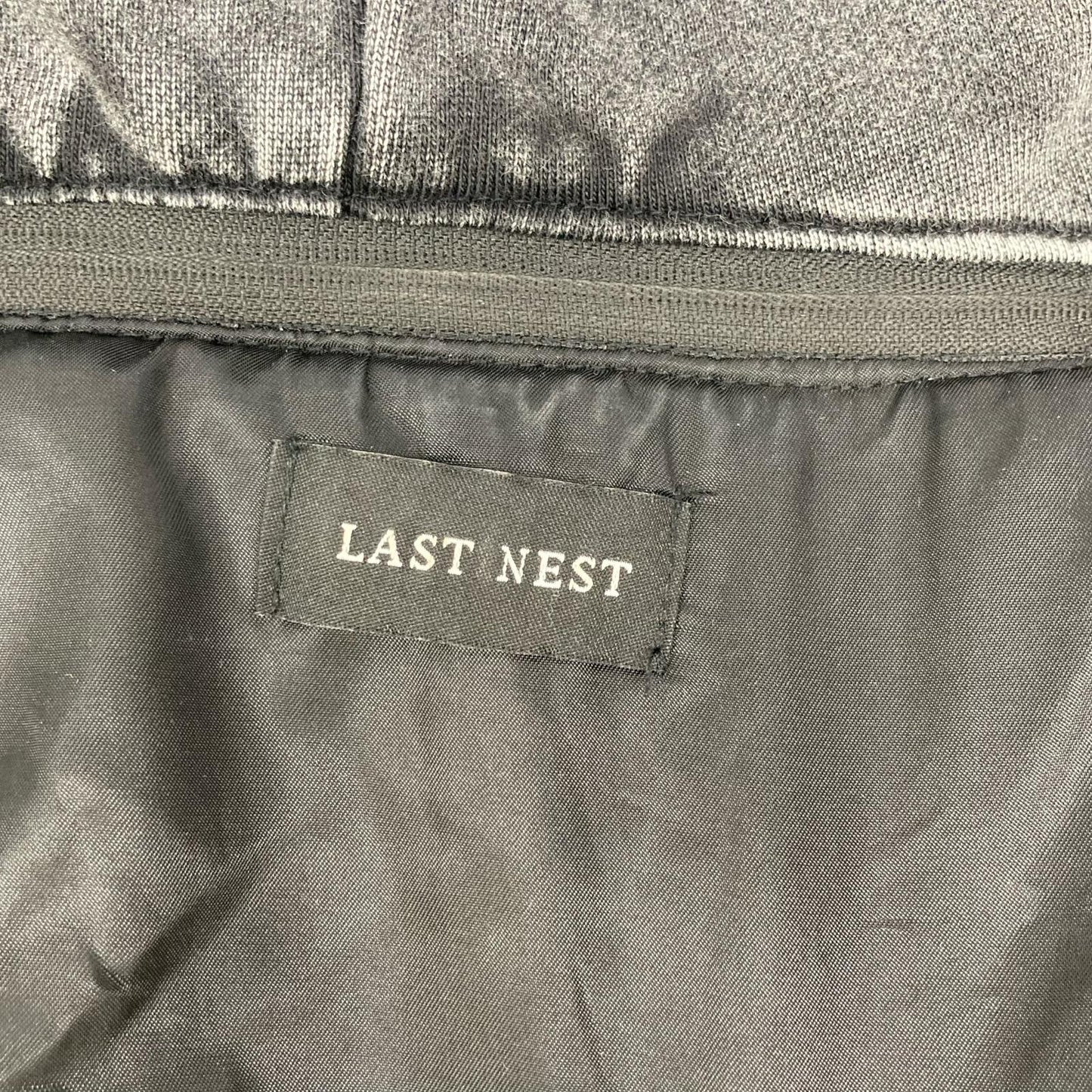 LASTNEST ラストネスト ブラック デタッチャブルフーデッドブルゾン ジャケット